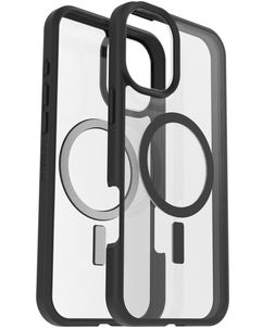 Otterbox React Coque iPhone 16 Plus MagSafe Coque arrière Rigide Anti-Chocs - Transparent / Noir