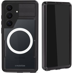 Mobilize Waterproof Coque Samsung Galaxy S26 Ultra MagSafe Coque arrière Imperméable Rigide - Noir