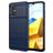 Mobigear Brushed Slim POCO M5 TPU souple Coque arrière - Bleu marine