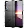 Mobigear Rugged Shield Coque Sony Xperia 1 III Coque arrière en TPU Souple Anti-Chocs - Noir