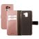 Mobiparts Saffiano Wallet Housse Samsung Galaxy J6 (2018) Etui Porte-Monnaie - Rose