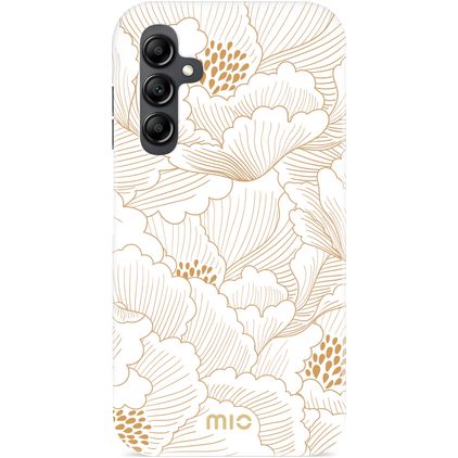 MIO Samsung Galaxy A14 MagSafe Plastique rigide Coque arrière - White Roses