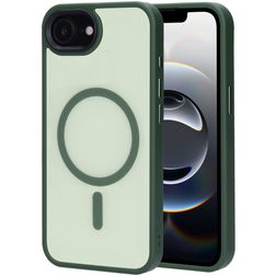 Mobiparts Hardcover Coque iPhone 16e MagSafe Coque arrière Rigide - Satin Green