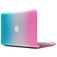 Mobigear Rainbow Matte MacBook Pro 15 Pouces (2008-2012) Coque - Bleu / Rose - Model A1260 / A1286