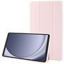 Mobigear Tri-Fold Gel Coque Samsung Galaxy Tab A11 Etui en TPU,Similicuir - Rose