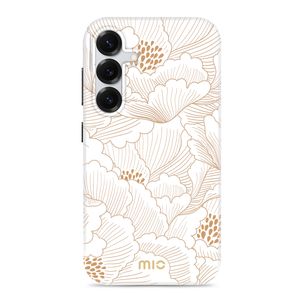 MIO Coque Samsung Galaxy S25 MagSafe Coque arrière Rigide - White Roses