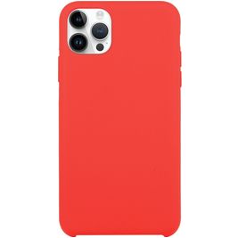 Mobigear Rubber Touch Coque iPhone 15 Pro Max Coque arrière en Silicone - Rouge Mobigear Rubber Touch Coque iPhone 15 Pro Max Coque arrière en Silicone - Rouge
