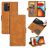 Mobigear Slim Magnet Housse POCO X3 GT Etui Porte-Monnaie - Cognac