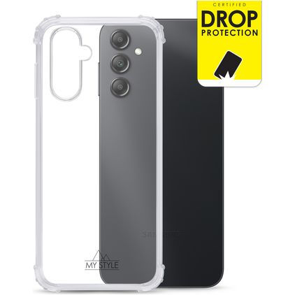 My Style Protective Flex Coque Transparente Samsung Galaxy A14 Coque arrière en TPU Souple Anti-Chocs - Transparent