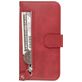 Mobigear Zipper Housse Samsung Galaxy S20 Etui Porte-Monnaie - Rouge