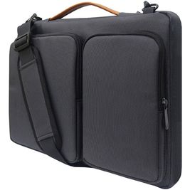 Mobigear Traveler Sac à bandoulière Ordinateur portable en Nylon 13 - 14 Pouces Sacoche ordinateur - Noir