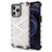Mobigear Honeycomb Coque iPhone 14 Plus Coque arrière Rigide Anti-Chocs - Blanc