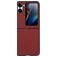 Mobigear Carbon Coque OPPO Find N2 Flip Coque arrière Rigide - Rouge