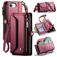 CaseMe C36 Housse iPhone 16e Etui Porte-Monnaie - Rouge