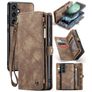 Caseme 008 Housse Samsung Galaxy S23 FE Etui avec Coque Détachable Porte-Monnaie - Marron