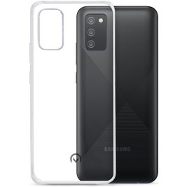 Mobilize Gelly Coque Transparente Samsung Galaxy A02s Coque arrière en TPU Souple - Transparent