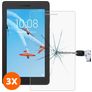 Mobigear Lenovo Tab E7 Verre trempé Protection d'écran - Compatible Coque (Lot de 3)