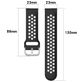 Mobigear Sport Plus Buckle Bracelet Silicone Fitbit Versa 2 Fermeture boucle ardillon - Rouge / Gris
