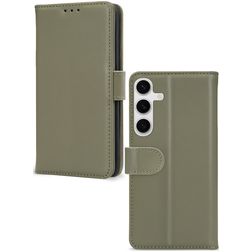 Mobilize Premium Gelly Wallet Housse Samsung Galaxy S24 Etui Porte-Monnaie - Vert