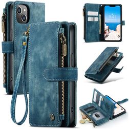 Caseme C30 Housse iPhone 14 Etui Porte-Monnaie - Bleu