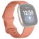 Mobigear Sport Dual Bracelet Silicone Fitbit Sense Fermeture à clou et passant - Orange