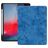 Mobigear Tri-Fold Gel Coque iPad Pro 12.9 Pouces (2018) Etui en TPU,Similicuir + Porte-crayon - Bleu