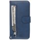Mobigear Zipper Housse Samsung Galaxy S20 Etui Porte-Monnaie - Bleu