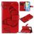 Mobigear Butterfly Housse iPhone 12 Mini Etui Porte-Monnaie - Rouge