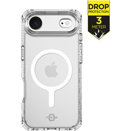 ITSKINS Level 2 HybridMagClear R Coque Transparente iPhone Air MagSafe Coque arrière Rigide Anti-Chocs - Transparent