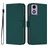 Mobigear Urban Wallet Housse Motorola Moto G04 Etui Porte-Monnaie - Vert foncé