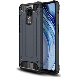 Mobigear Outdoor Coque Xiaomi Redmi Note 9 Coque arrière Rigide Anti-Chocs - Dark Blue