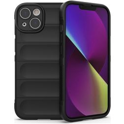 Mobigear Bumpy Coque iPhone 14 Coque arrière en TPU Souple - Noir