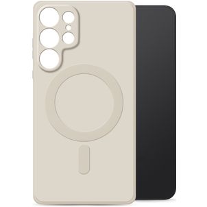 My Style Protective Flex Coque Samsung Galaxy S25 Ultra MagSafe Coque arrière en TPU Souple - Antique White