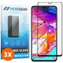 Mobigear Premium Samsung Galaxy A70 Verre trempé Protection d'écran - Compatible Coque - Noir (Lot de 3)
