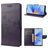 Mobigear Flowers Housse OPPO A17 Etui Porte-Monnaie - Violet