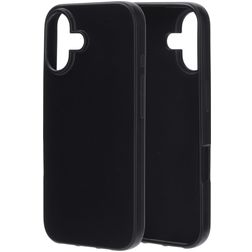 Mobiparts Classic Coque iPhone 16 Coque arrière en TPU Souple - Noir
