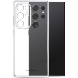 Mobilize Gelly Coque Transparente Samsung Galaxy S24 Ultra Coque arrière en TPU Souple - Transparent