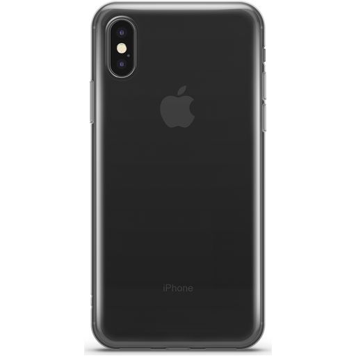 Mobigear Basics Coque Transparente iPhone XS Coque arrière en TPU Souple - Transparent