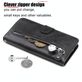 Mobigear Zipper Housse iPhone 17 Pro Etui Porte-Monnaie - Noir