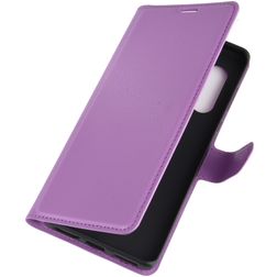 Mobigear Classic Housse Motorola Edge Plus Etui Porte-Monnaie - Violet