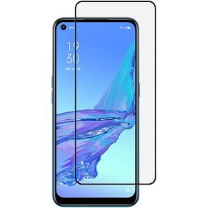 Mobigear Premium OPPO A53 Verre trempé Protection d'écran - Compatible Coque - Noir