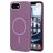 Mobiparts Slim Line Coque iPhone 16e MagSafe Coque arrière Rigide - Imperial Purple