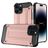 Mobigear Outdoor Coque iPhone 15 Pro Max Coque arrière Rigide Anti-Chocs - Rose doré
