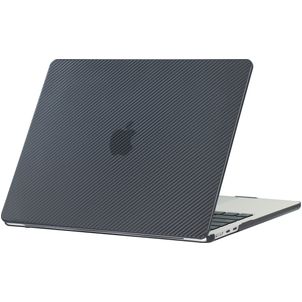 Mobigear Carbon MacBook Air 15 Pouces (2023-2026) Coque - Noir - Model A2941 / A3114 / A3241 / A3448