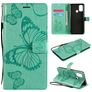 Mobigear Butterfly OPPO A53s Étui Portefeuille - Turquoise