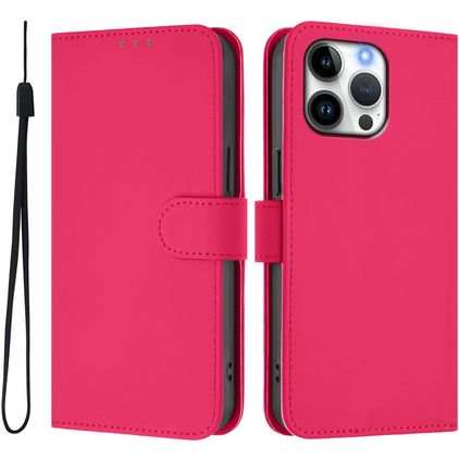 Mobigear Urban Wallet iPhone 16 Pro Max Étui Portefeuille - Magenta