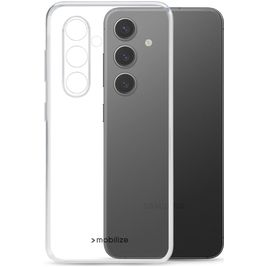 Mobilize Gelly Coque Transparente Samsung Galaxy S24 FE Coque arrière en TPU Souple - Transparent