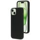 Mobiparts Coque iPhone 15 Plus MagSafe Coque arrière en Silicone - Noir