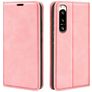 Mobigear Retro Slim Housse Sony Xperia 5 IV Etui Porte-Monnaie - Rose