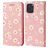 Mobigear Daisies Housse iPhone 12 Pro Max Etui Porte-Monnaie - Rose